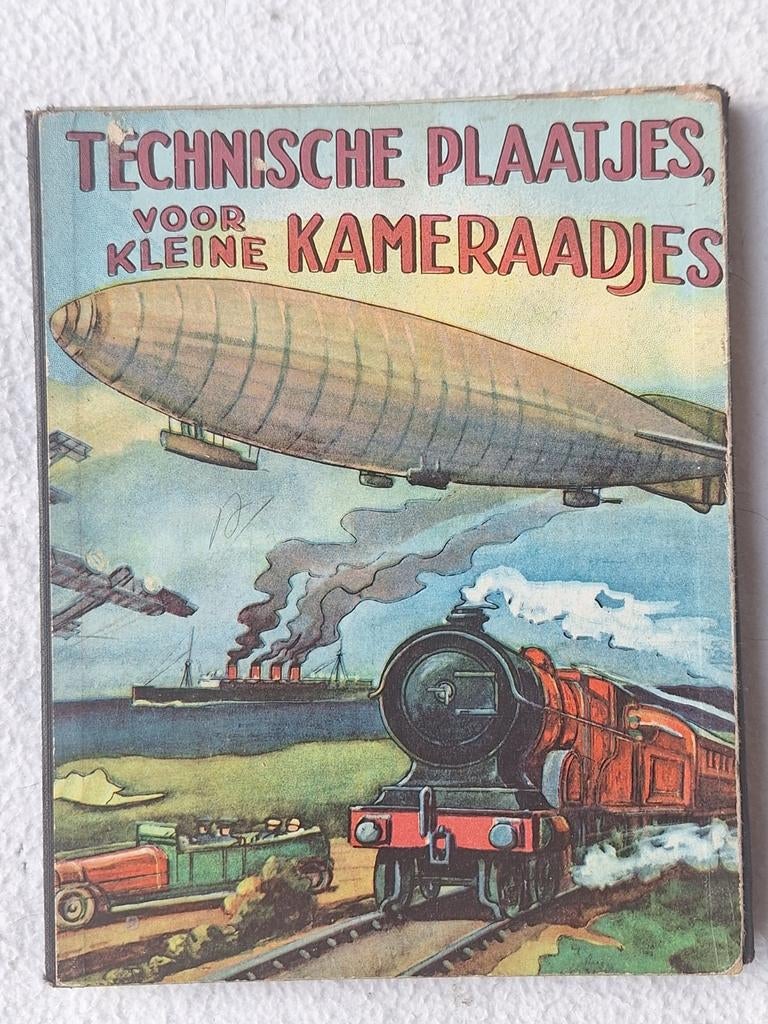 Technische Plaatjes voor Kleine Kameraadjes - Vintage Boek, Ophalen of Verzenden