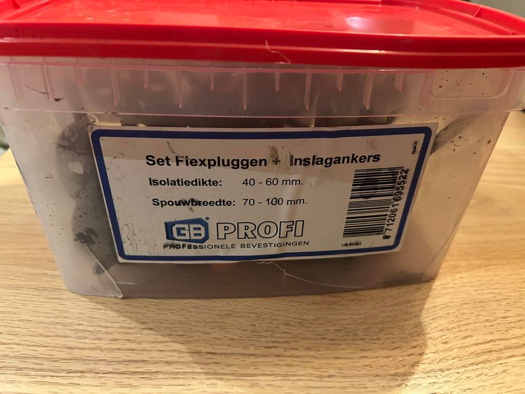 Ankers + pluggen, Overige materialen, 4 tot 8 cm, Nieuw, Ophalen of Verzenden