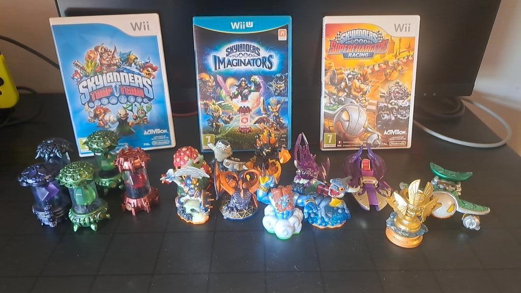 Skylanders + games wii (U) + portals, 1 speler, Eén computer, Zo goed als nieuw, Vanaf 7 jaar