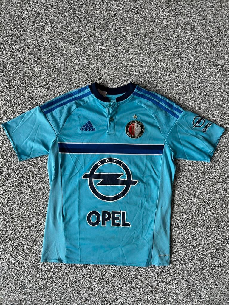 Feyenoord Shirt Blauw Maat 164, Ophalen of Verzenden, Gebruikt, Jongen, Shirt of Longsleeve