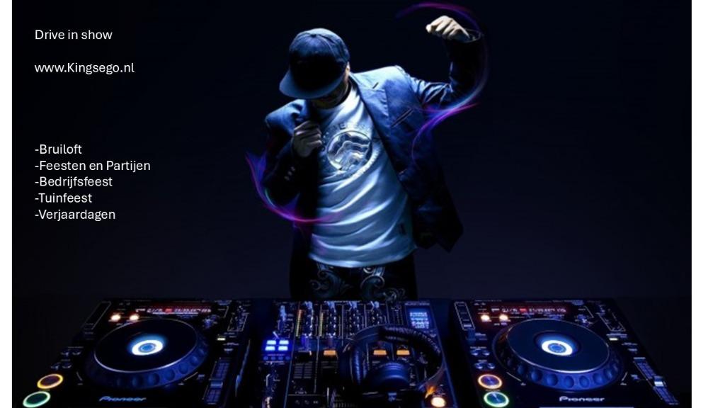 Dj gezocht huren Drive in show kingsego, Solo-artiest