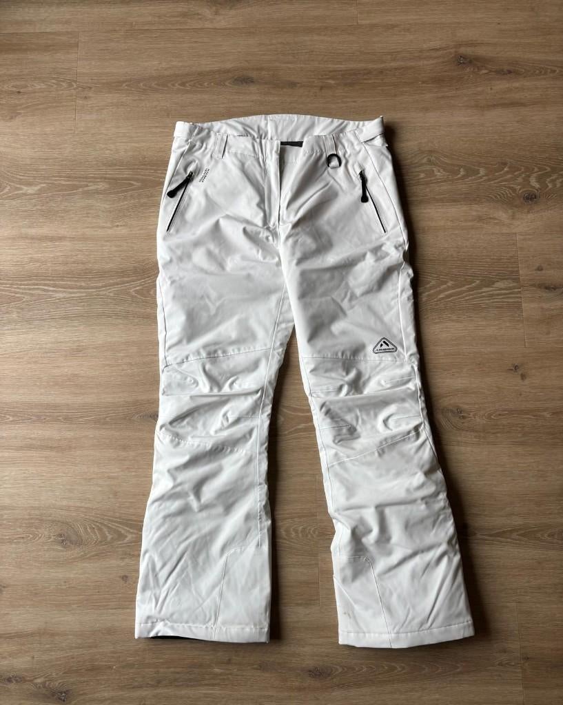 Witte dames skibroek maat 44, Broek, Aesse, Maat 42/44 (L), Ophalen of Verzenden