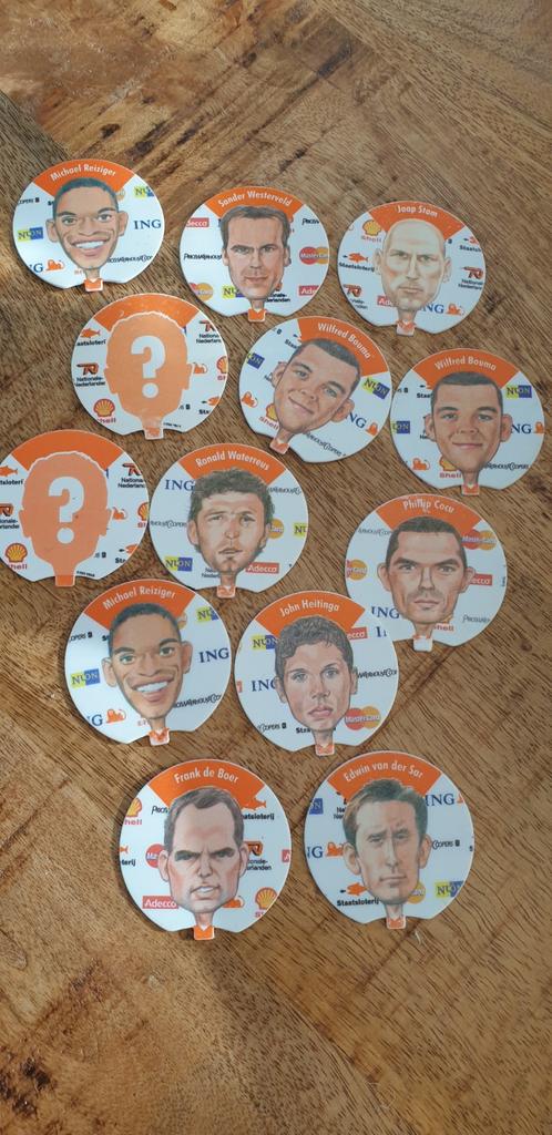 Oranje 2000 voetbalmunten ING, Ophalen of Verzenden, Gebruikt, Sport, Button