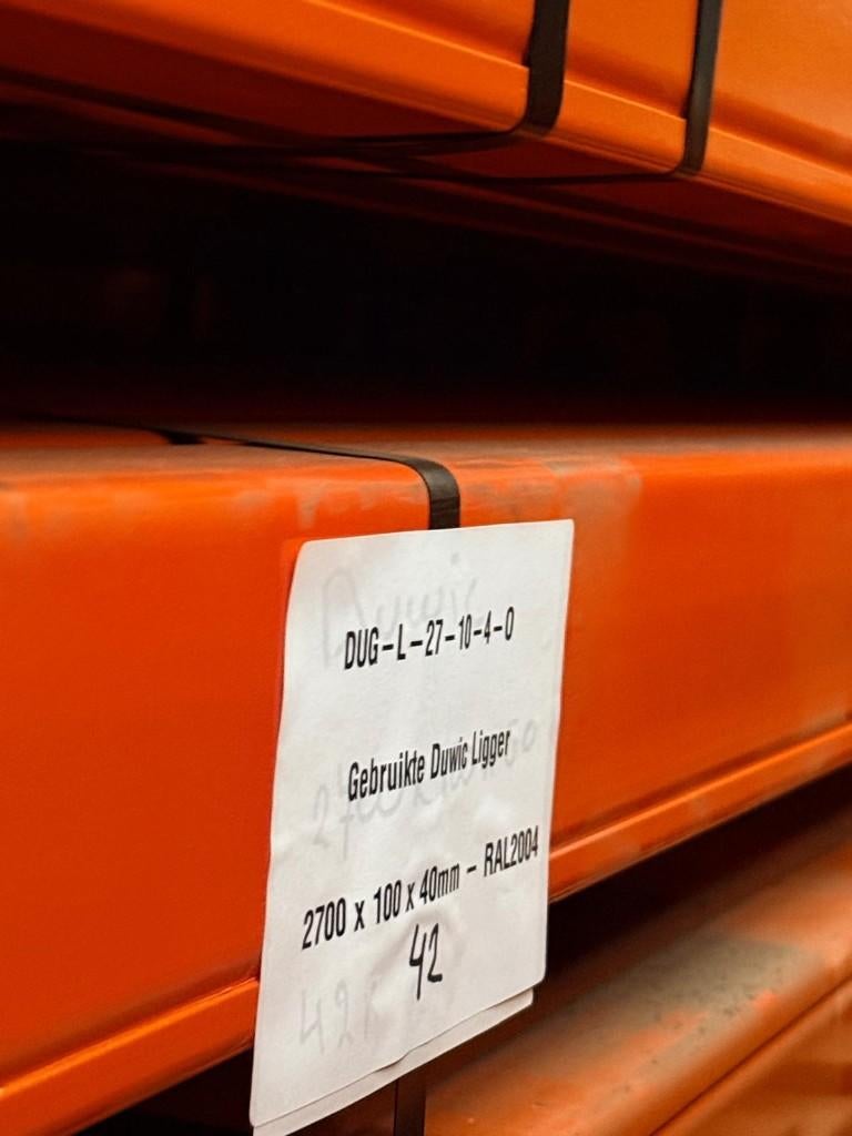 palletstelling  Duwic Palletstelling gebruikt  liggers juk, Verzenden