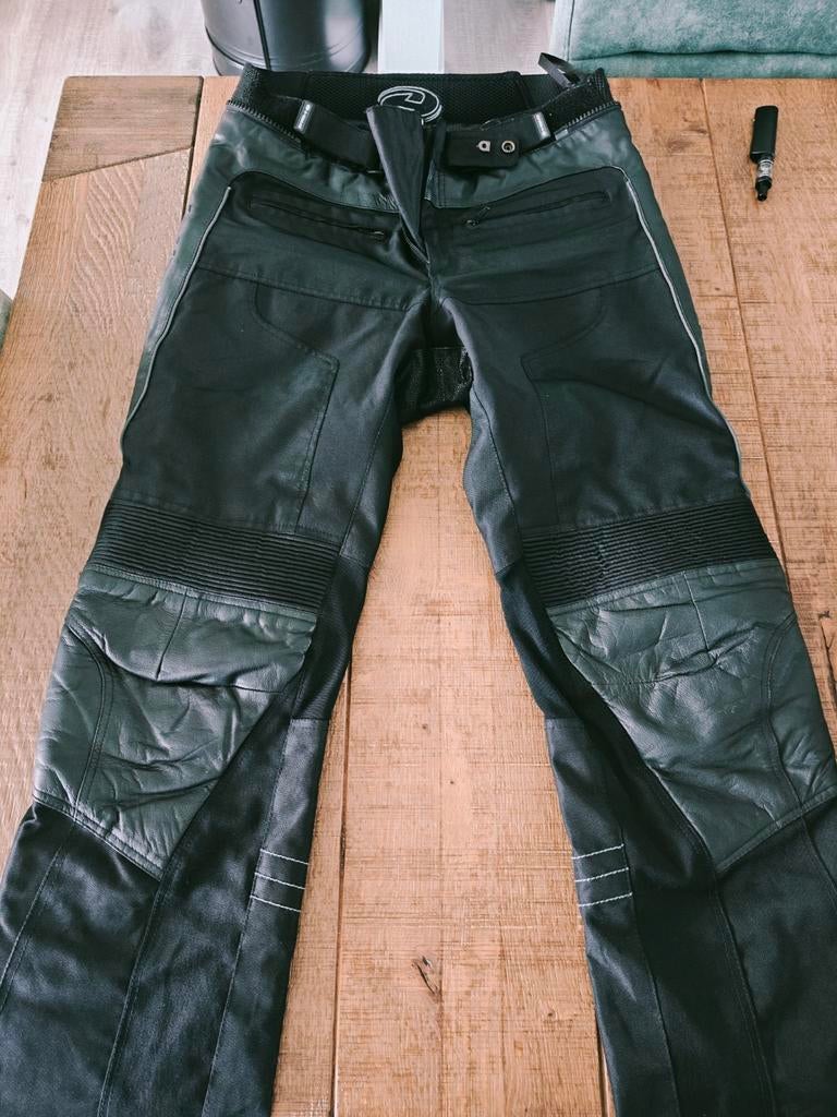 Nieuwe Held motorbroek met lederen inzetstukken, Motoren, Held, Heren, Ophalen of Verzenden, Broek | textiel