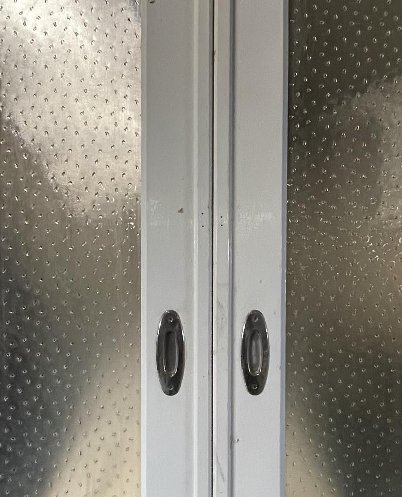 Set schuif / en-suite deuren met glas 214x157cm, Ophalen of Verzenden