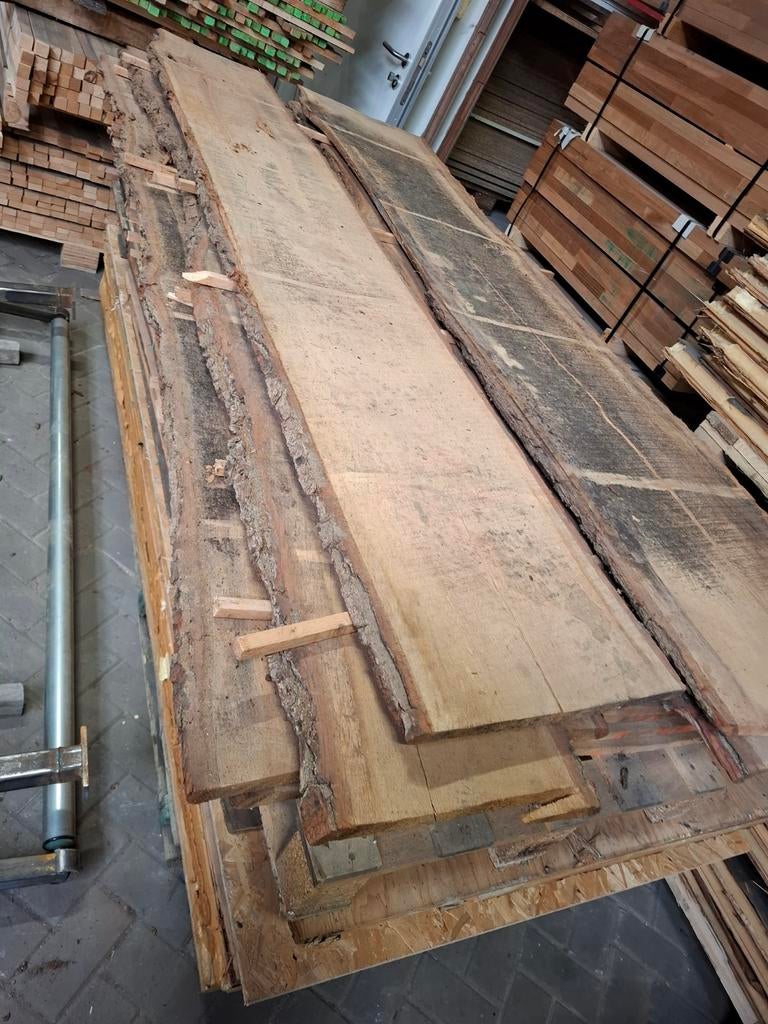 Eiken schaaldelen schaaldeel schaal deel eik hout plank, Ophalen of Verzenden, 250 cm of meer, Planken