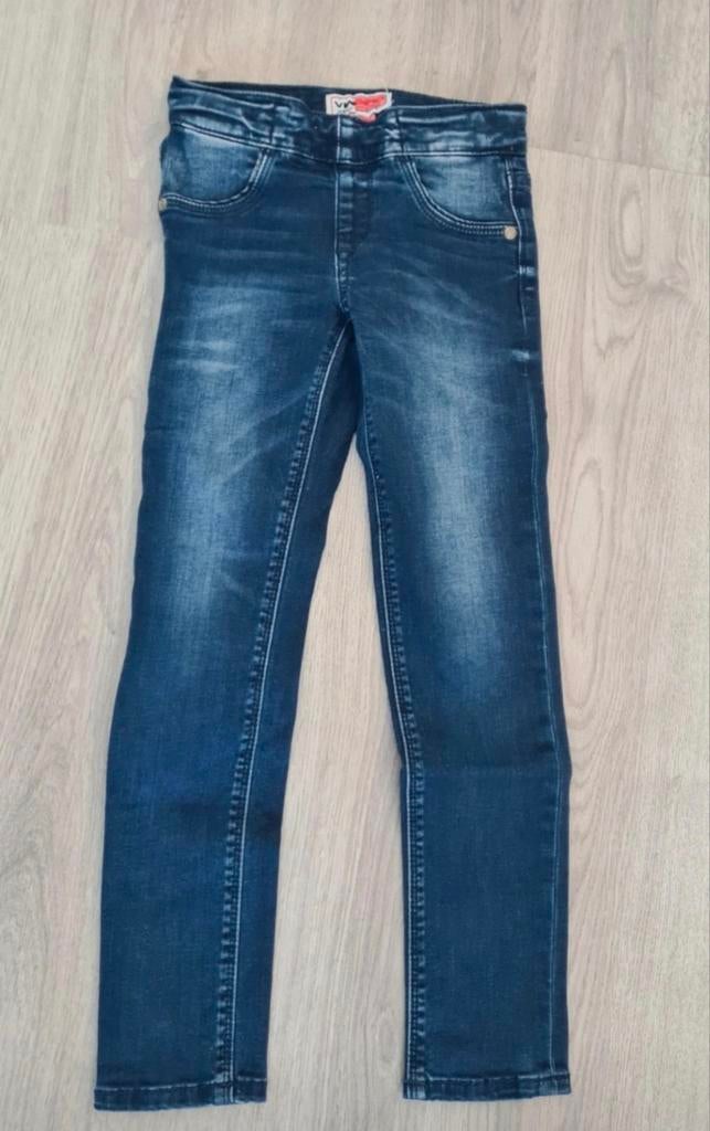 Skinny jeans/ tregging Vingino maat 110, Kinderen en Baby's, Kinderkleding | Maat 110, Broek, Meisje, Ophalen of Verzenden, Zo goed als nieuw