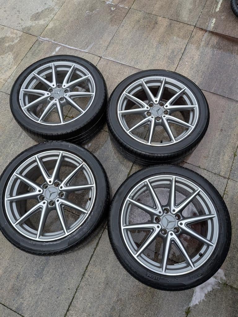 Amg velgen Mercedes-Benz originele a b c cla klasse 100%, Auto-onderdelen, Banden en Velgen, Ophalen, 18 inch, 245 mm, Velg(en)