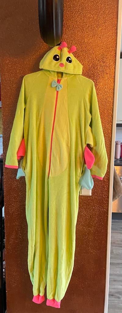 Verkleedpak / onesie Rups, Ophalen of Verzenden, Gedragen, Maat 34 (XS) of kleiner, Groen