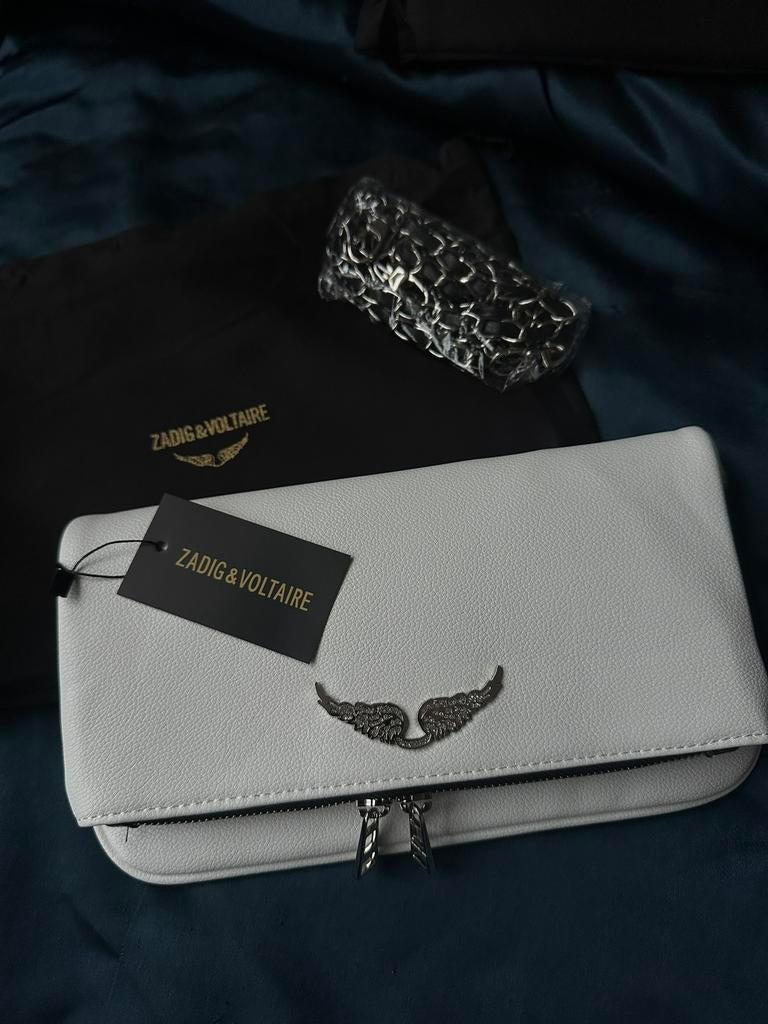 Zadig & voltaire tasje wit, Verzenden, Nieuw, Wit, Schoudertasje