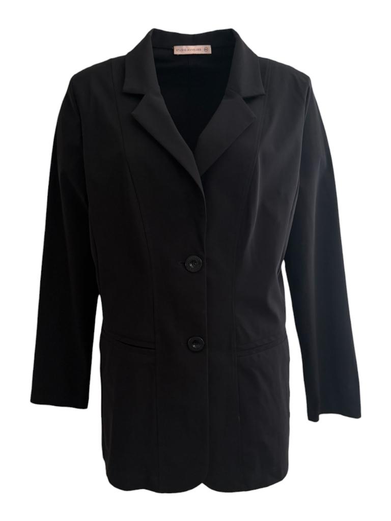 Studio Anneloes blazer XXL (Jody Midi), Zwart, Maat 46/48 (XL) of groter, Ophalen of Verzenden, Zo goed als nieuw