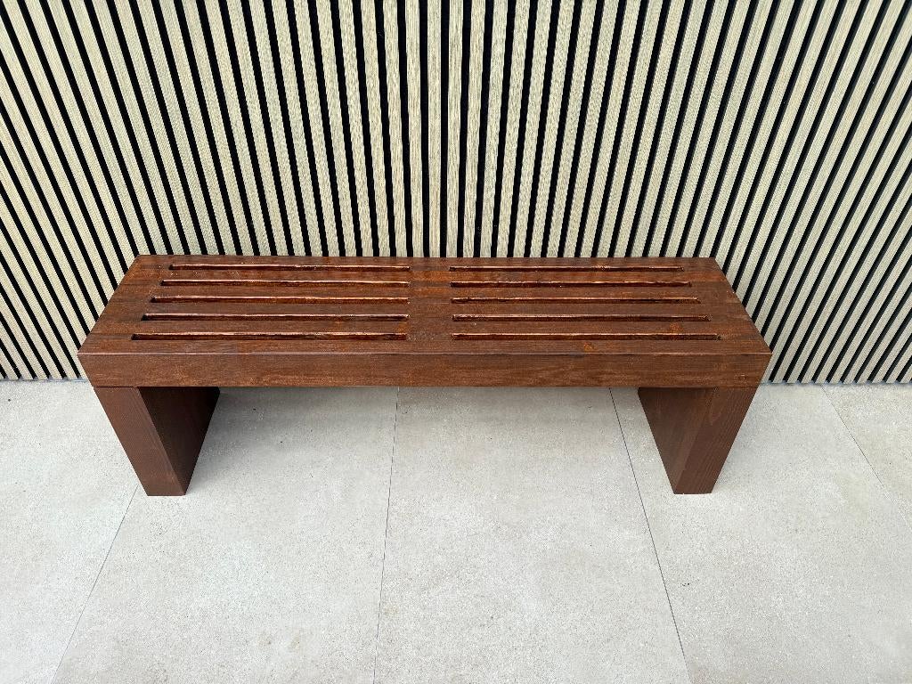 houten lattenbank, Tuin en Terras, Ophalen, Nieuw, Hout