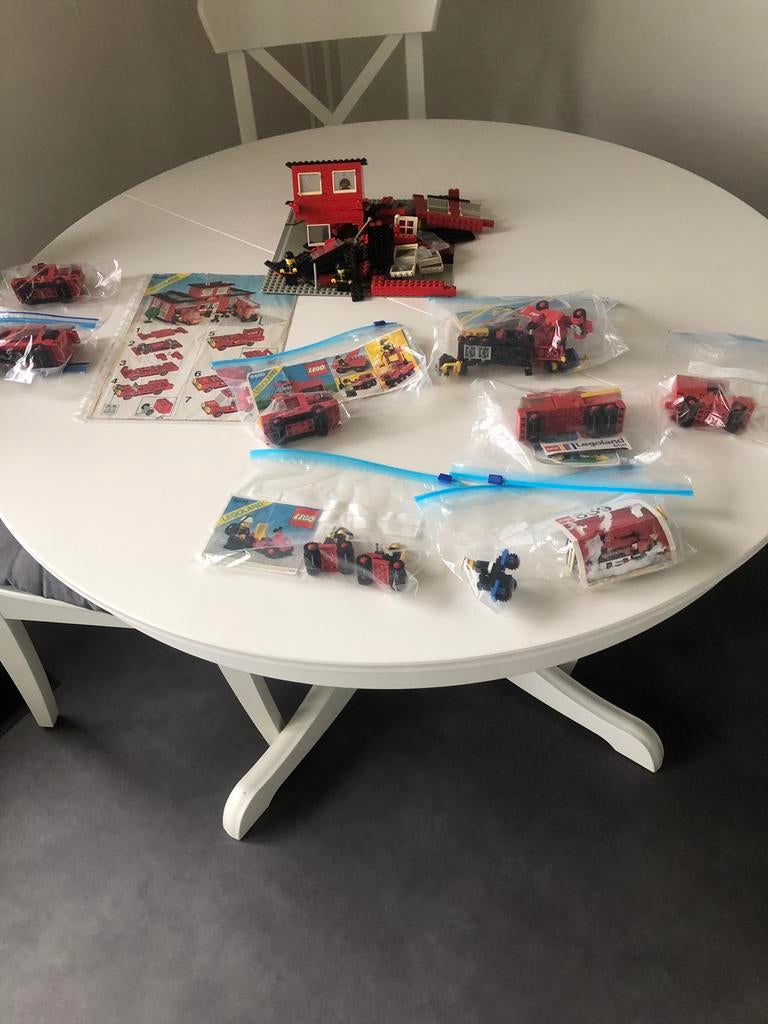 Legoland brandweer sets 6 stuks, Kinderen en Baby's, Speelgoed | Duplo en Lego, Ophalen of Verzenden, Zo goed als nieuw, Complete set