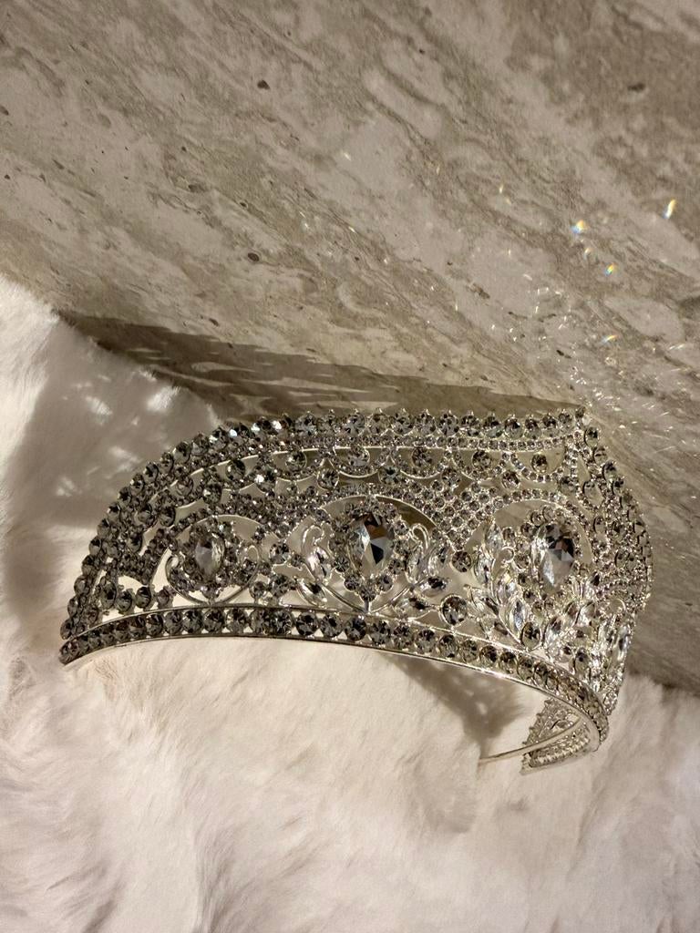 Bruidskroon Unieke en Schitterende Strass Kroon, Ophalen of Verzenden, Nieuw, Overige kleuren, Accessoires