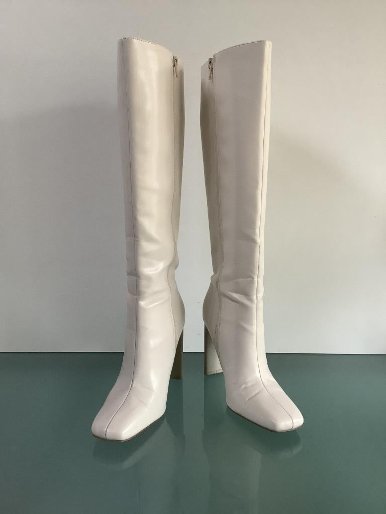 Beige stiletto laarzen 40 | Gratis verzenden, Hoge laarzen, Verzenden, Beige, Zo goed als nieuw