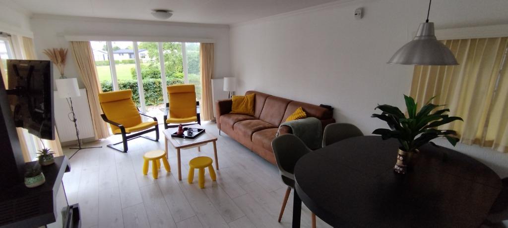 2025 Luxe 4-6p chalet huur Kleine Belties Hardenberg, Wasmachine, In bos, Recreatiepark