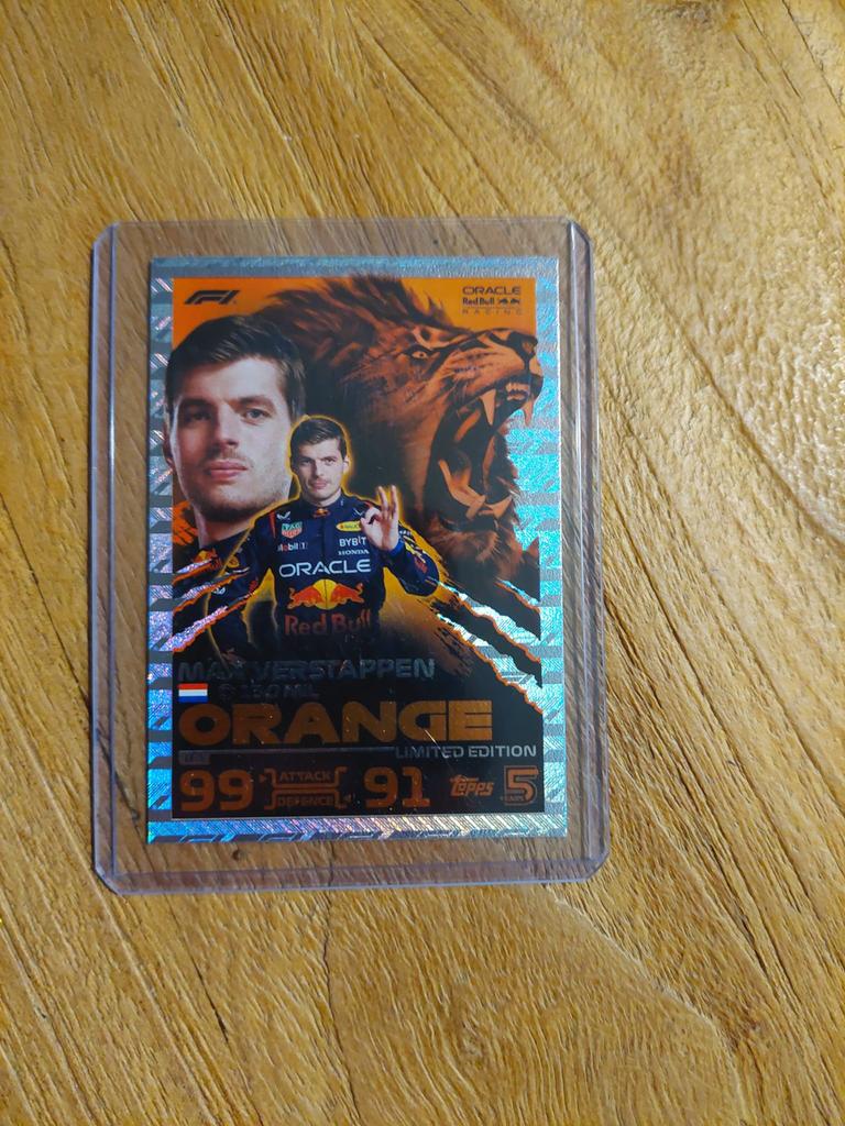 Max Verstappen Refractor Red Bull Fornule 1 Topps, Hobby en Vrije tijd, Stickers en Plaatjes, Ophalen of Verzenden, Zo goed als nieuw