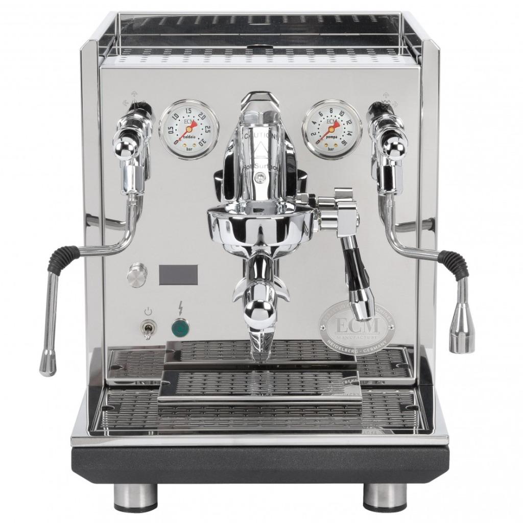 ECM Espresso machine VERKOOP-Service -Onderhoud,-Garantie, Espresso apparaat, 10 kopjes of meer, Nieuw, Gemalen koffie