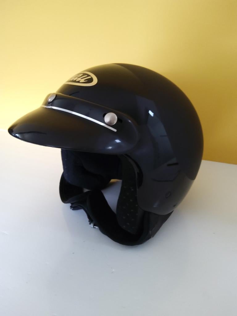 Nau motorhelm, maat 55 (S), Motoren, Integraalhelm, S, Tweedehands, Ophalen