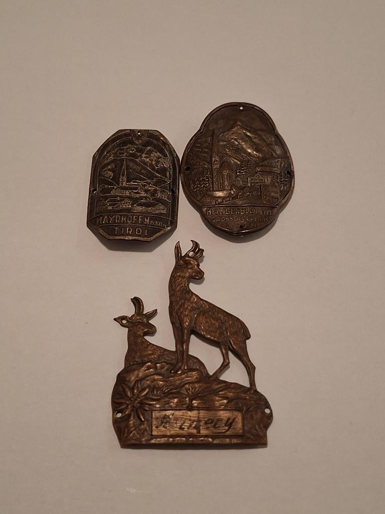 3x wandelstok plaatje oostenrijk, Ophalen of Verzenden
