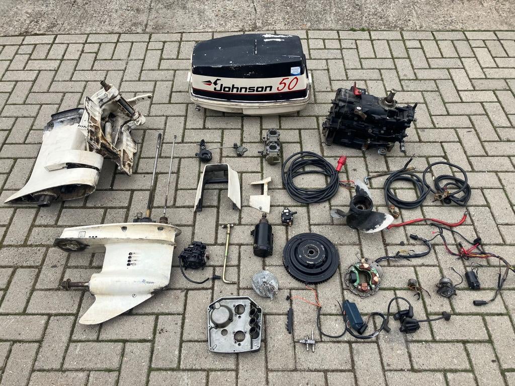 Evinrude Johnson 50 55 pk 2 takt buitenboordmotor onderdelen, Ophalen of Verzenden, Gebruikt, Motor en Techniek