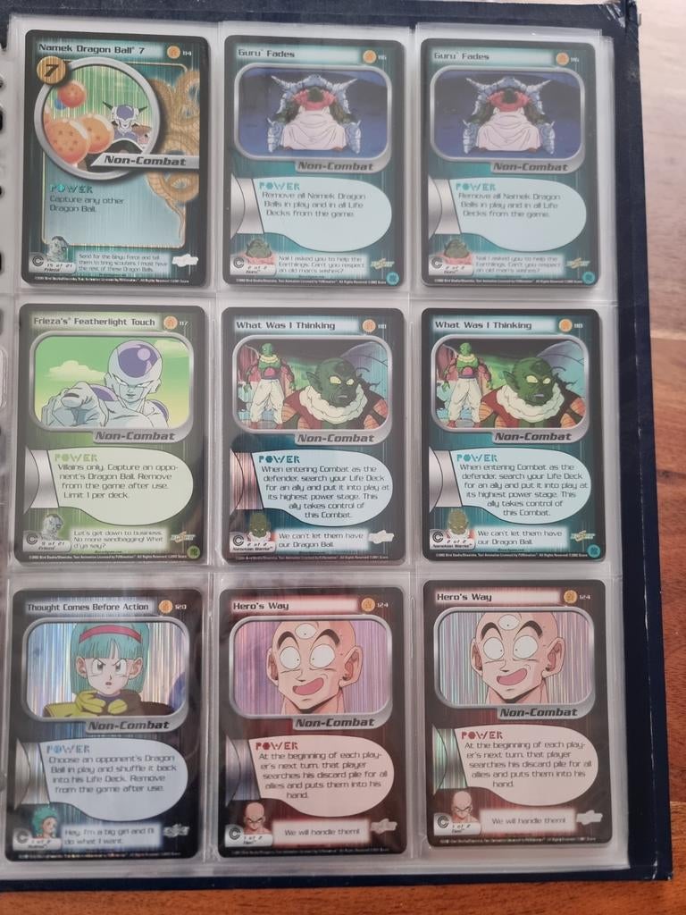 Dragonball Z Kaarten Score Trunks Saga Foil Rares, Verzenden, Zo goed als nieuw, Meerdere kaarten, Foil