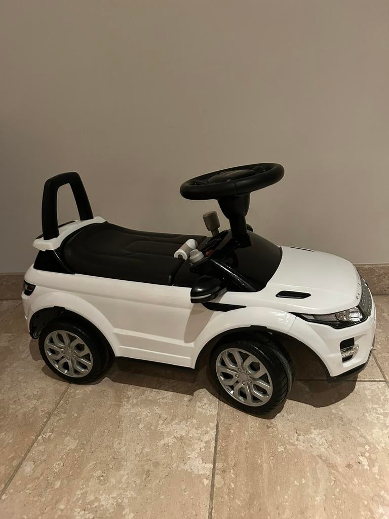 Loopauto range rover, Kinderen en Baby's, Ophalen, Zo goed als nieuw, Loopvoertuig
