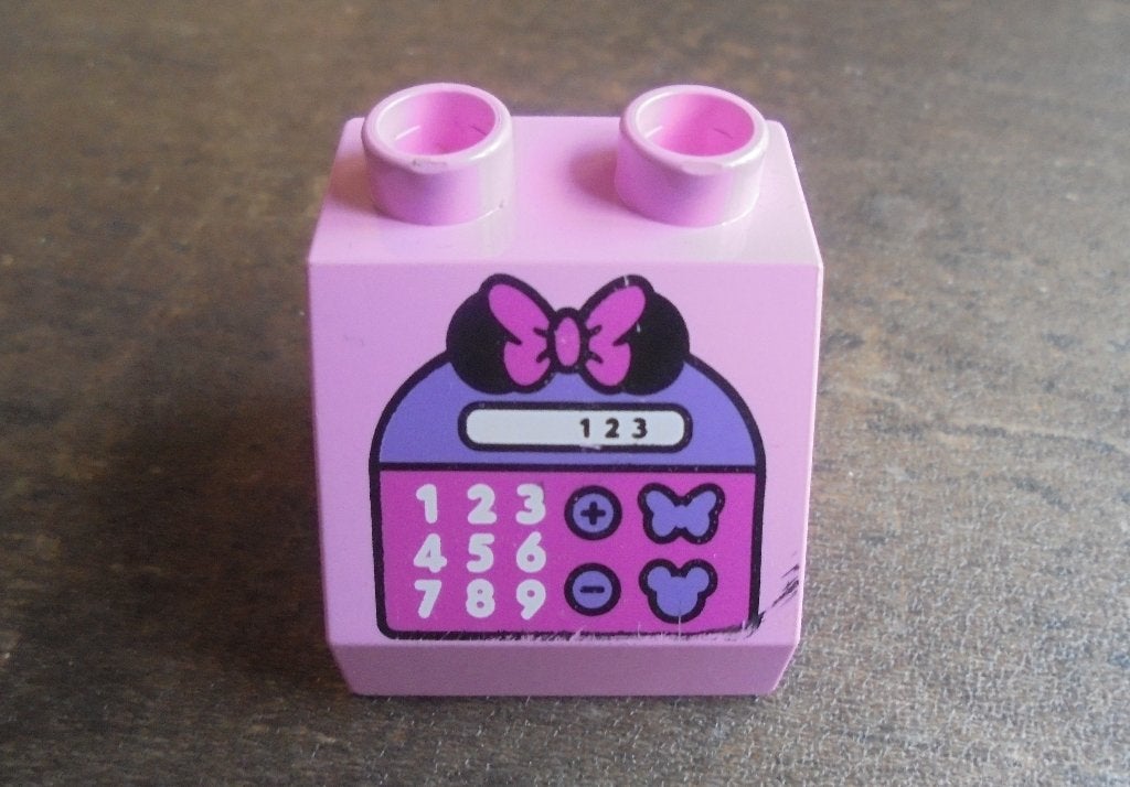 Lego Duplo Brick 2x2x1,5 Slope 45 (zie foto's), Kinderen en Baby's, Speelgoed | Duplo en Lego, Ophalen of Verzenden, Gebruikt