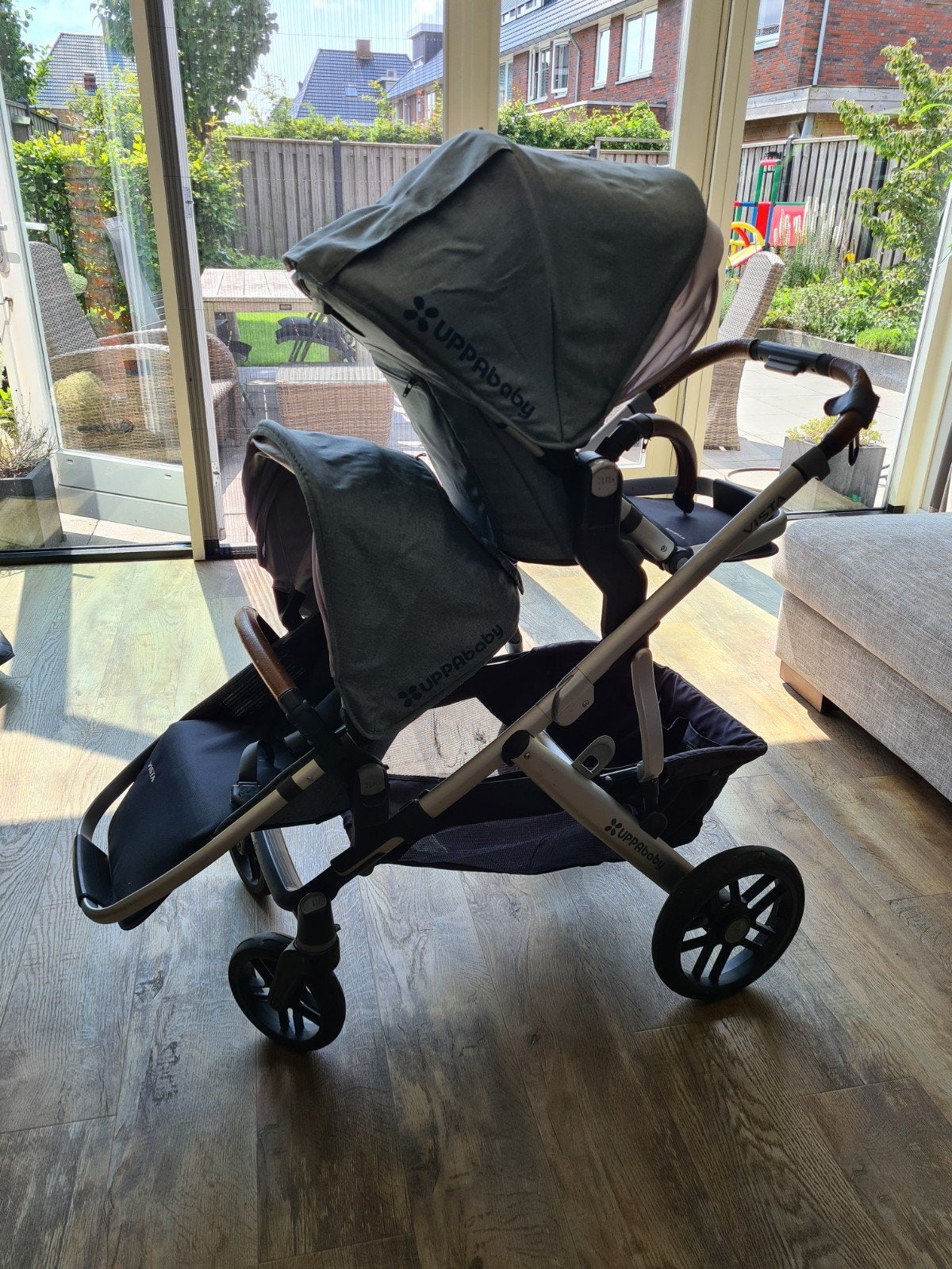 Uppababy vista duokinderwagen, Kinderen en Baby's, Gebruikt, Duowagen, Combiwagen, Ophalen