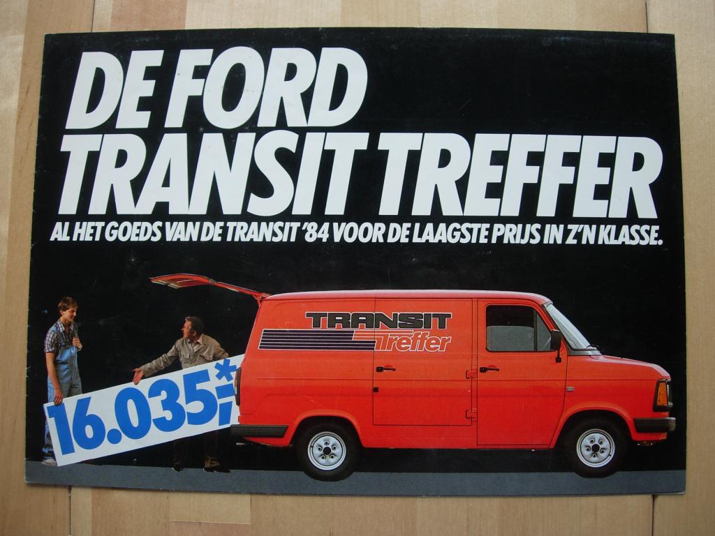 Ford Transit Brochure 1984, Ford, Ophalen of Verzenden, Zo goed als nieuw, Ford
