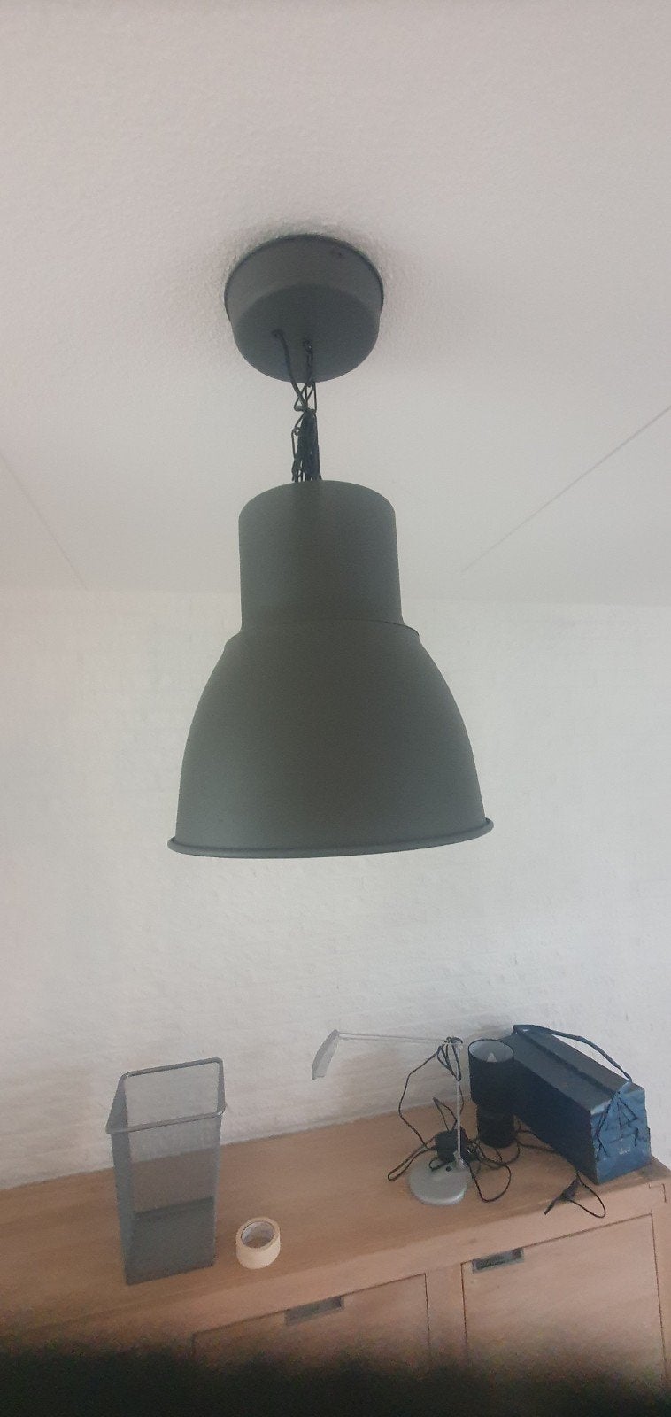 3IKEA HEKTAR hanglampen :22cm  37cm en 47cm+1staande lamp., Ophalen