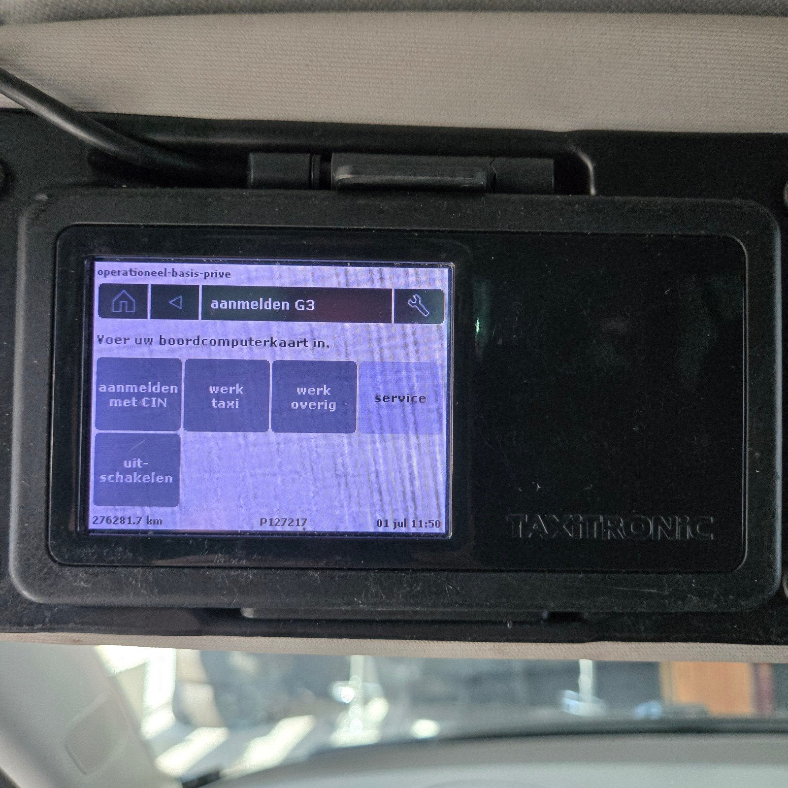 Taxitronic boordcomputer -, Ophalen, Gebruikt