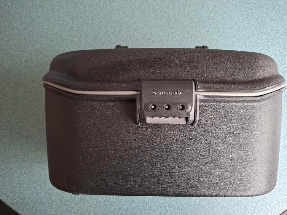 Samsonite Beautycase Zwart met Cijferslot, Sieraden, Tassen en Uiterlijk, Beautycases, Ophalen, Gebruikt, Zwart, Met slot