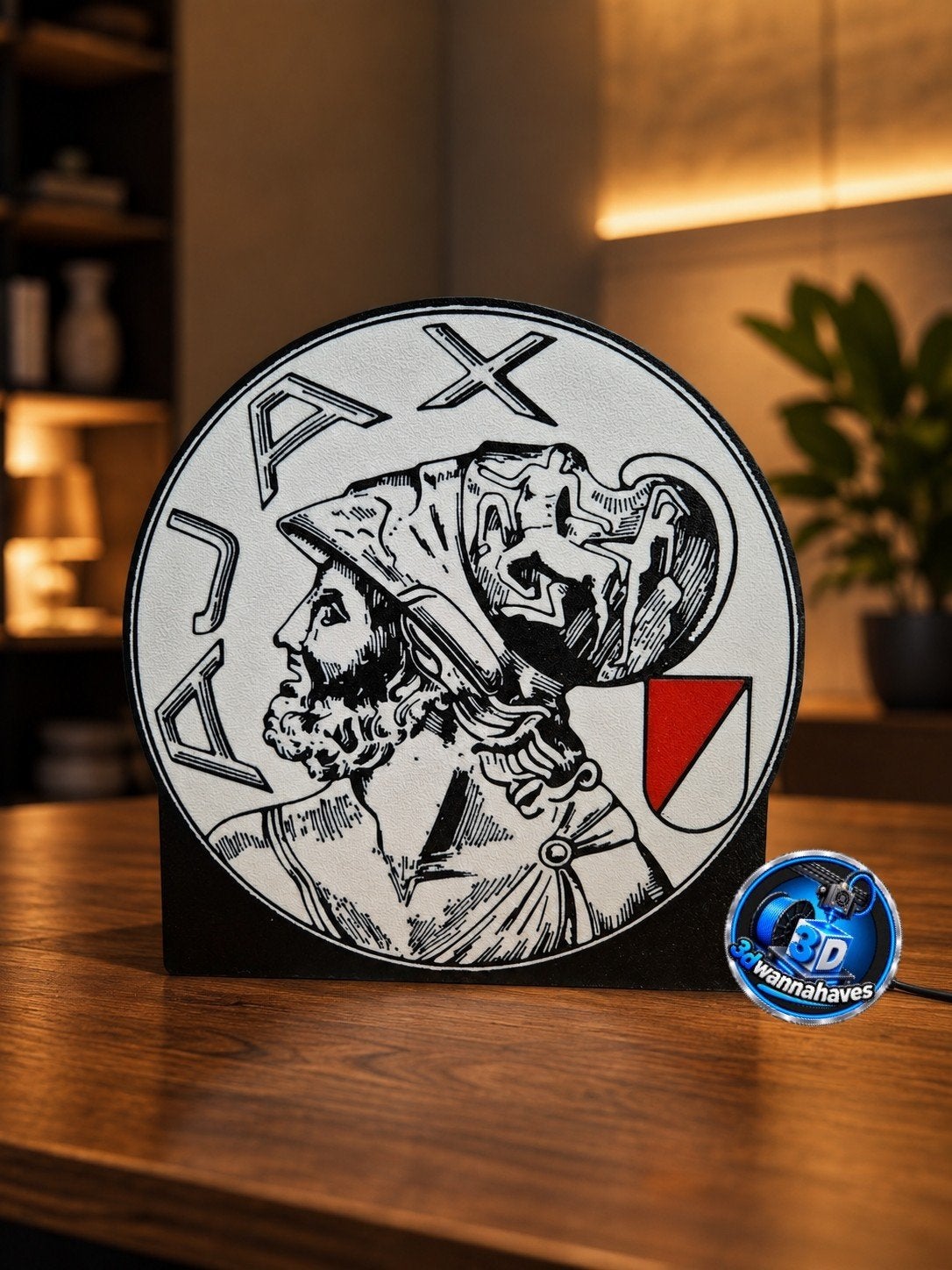 Ajax Lichtreclame met Voet en LED-verlichting, Verzamelen, Ophalen of Verzenden, Nieuw, Ajax, Overige typen