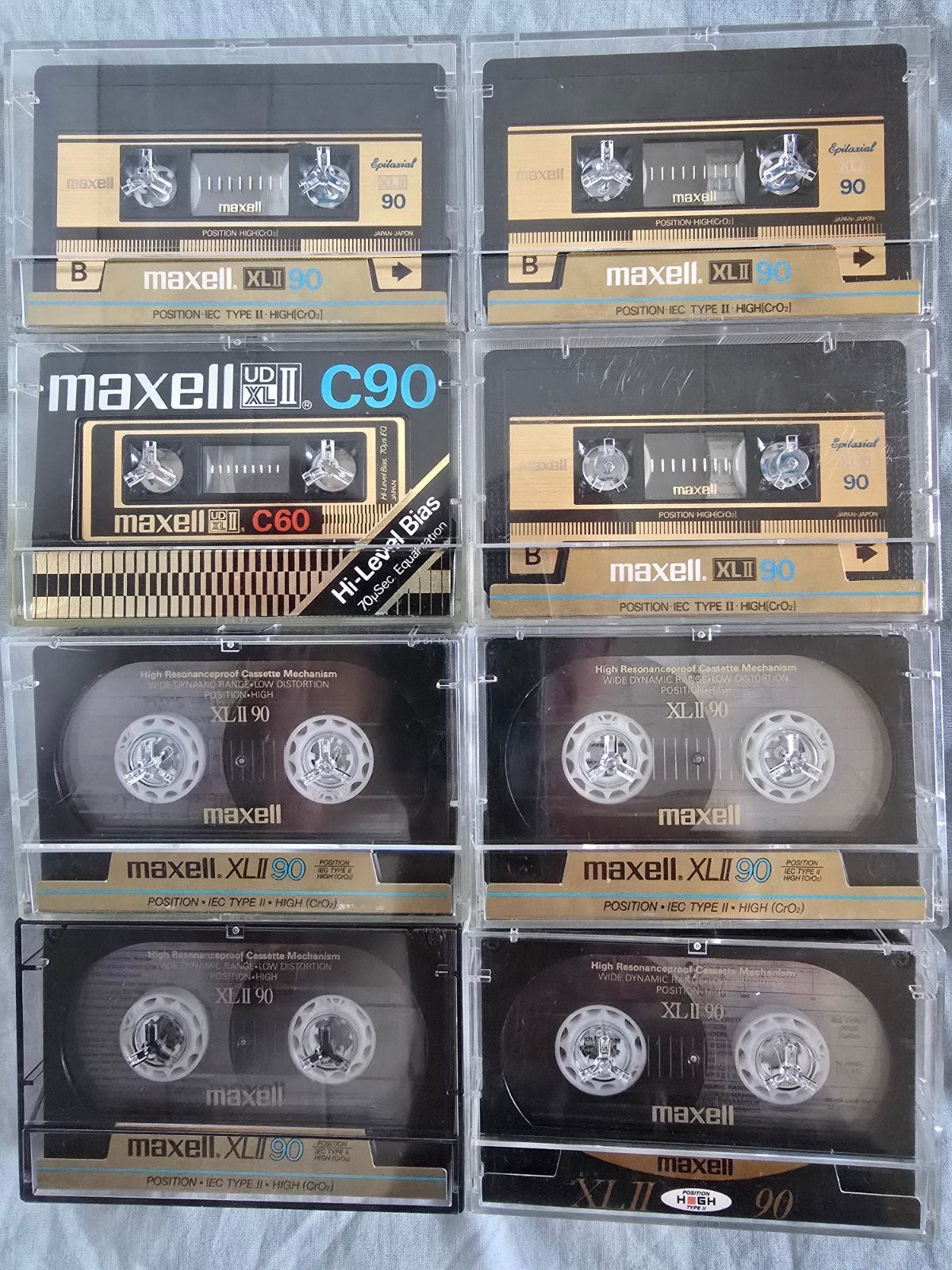 8 maxell cassettebandjes, Ophalen of Verzenden, Zo goed als nieuw, Overige genres, 2 t/m 25 bandjes