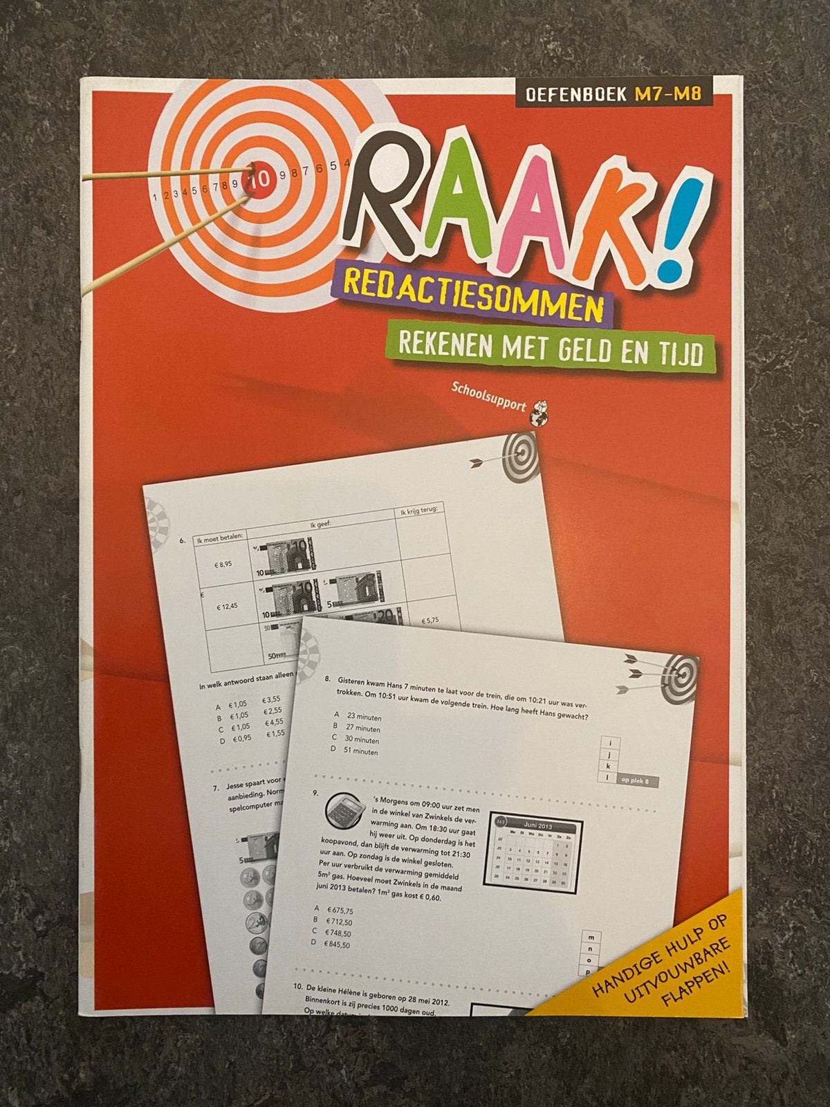 RAAK! Redactiesommen geld en tijd groep 7/8 werkboek, Ophalen of Verzenden, Nieuw, Overige niveaus, Nederlands