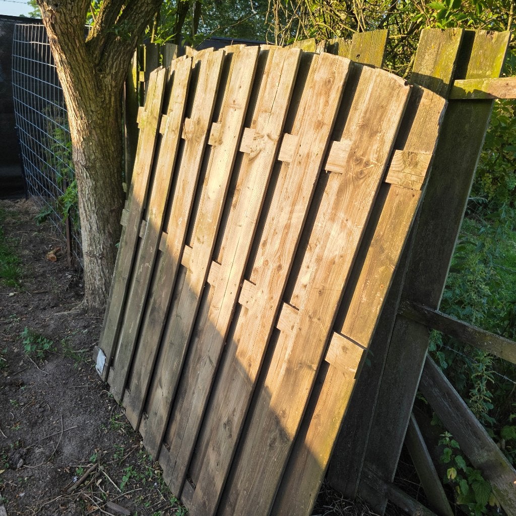 5 of 6  houten tuinschermen, Ophalen, Gebruikt, 150 tot 200 cm, 150 tot 200 cm