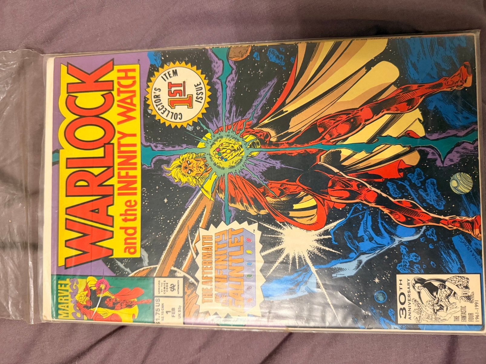 Tekoop adam warlock infinity gauntlet, Eén comic, Amerika, Ophalen of Verzenden, Zo goed als nieuw