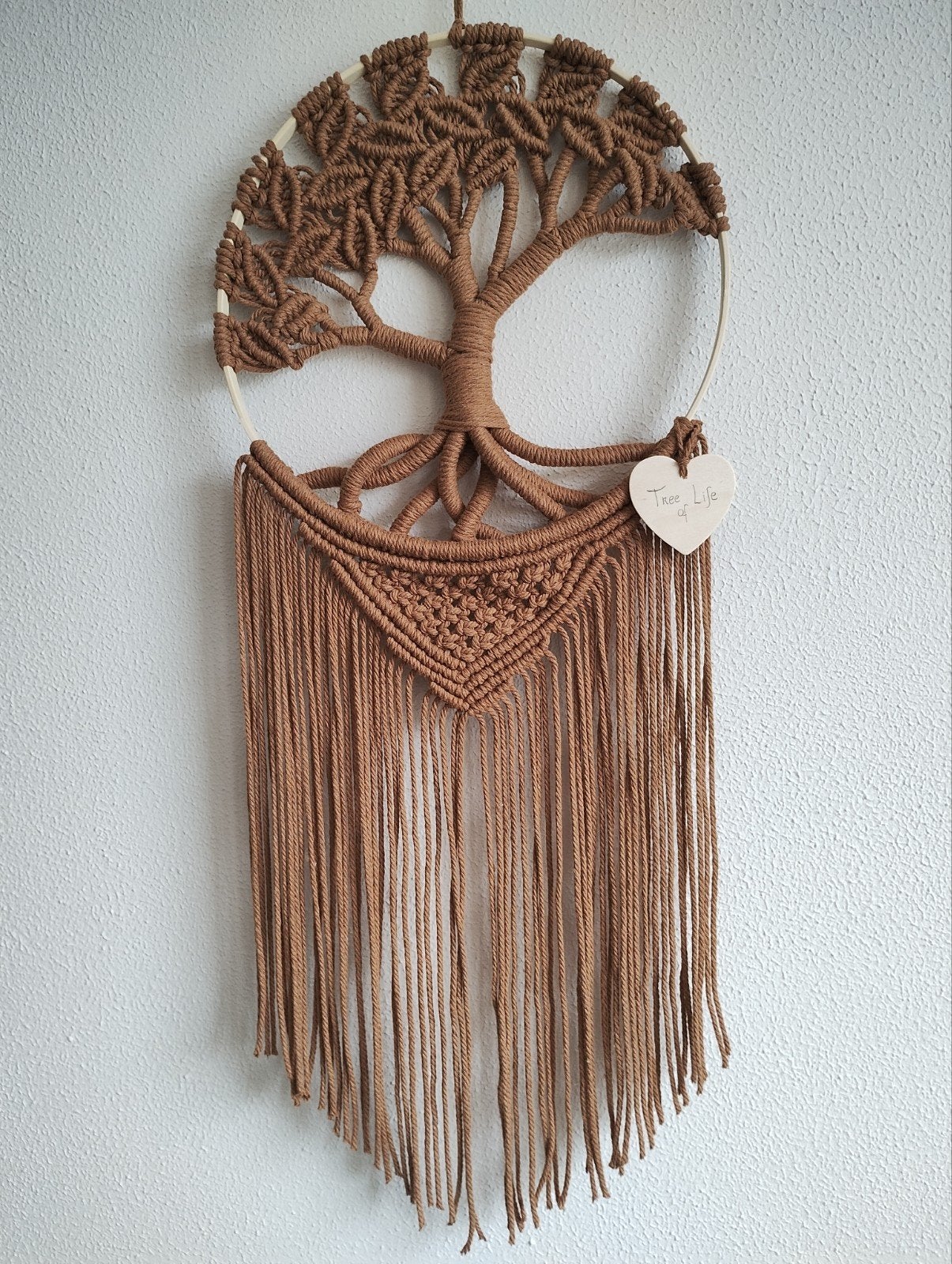 Handgemaakte macramé Levensboom/Tree of Life.Sisters Forever, Huis en Inrichting, Ophalen of Verzenden, Nieuw