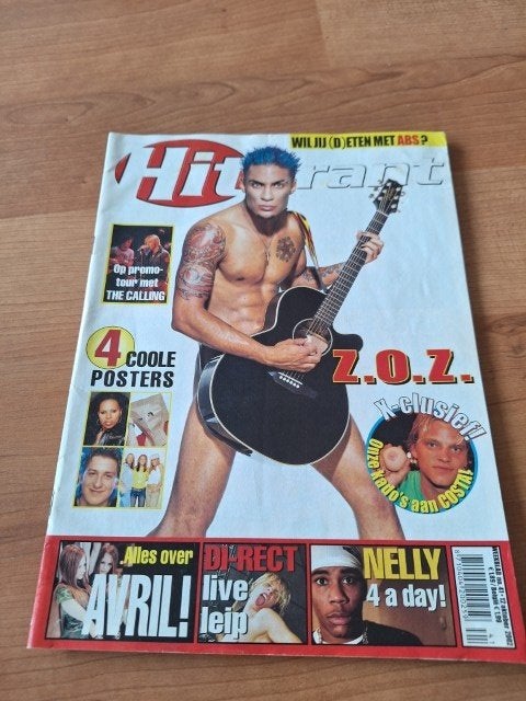 Hitkrant 2002 Jive Jones Britney Spears The Calling Costa, Verzenden, 1980 tot heden, Nederland, Tijdschrift