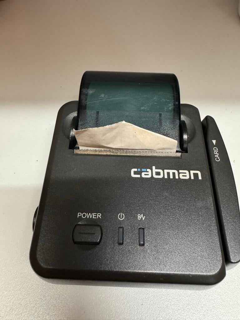 Cabman Printer - Mobiele bonnenprinter, Computers en Software, Printers, Gebruikt, Printer, Thermo-printer, Zwart-en-wit printen