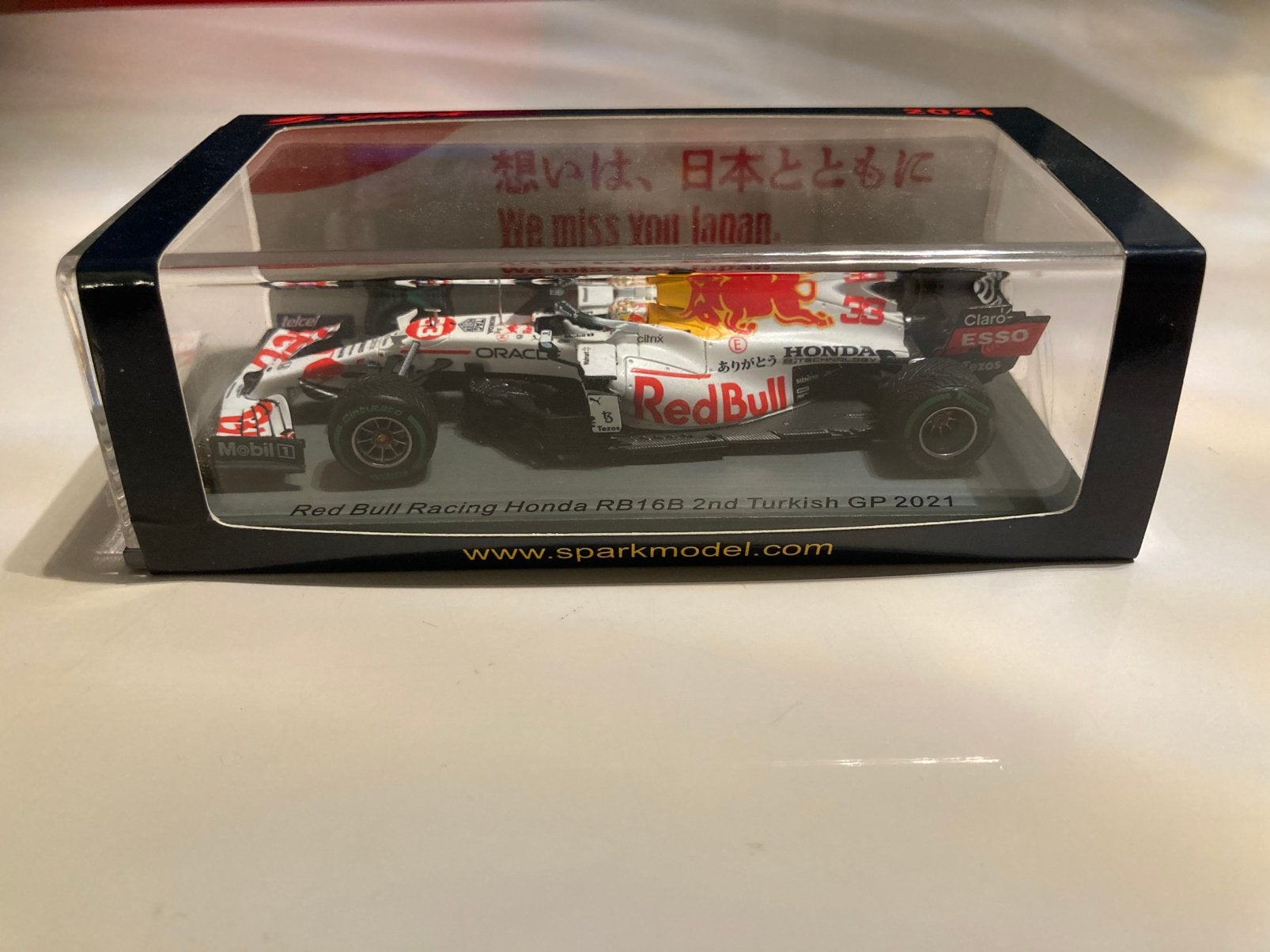 Max Verstappen rb16b turkish gp 2021 spark 1/43, Ophalen of Verzenden, Nieuw, Formule 1