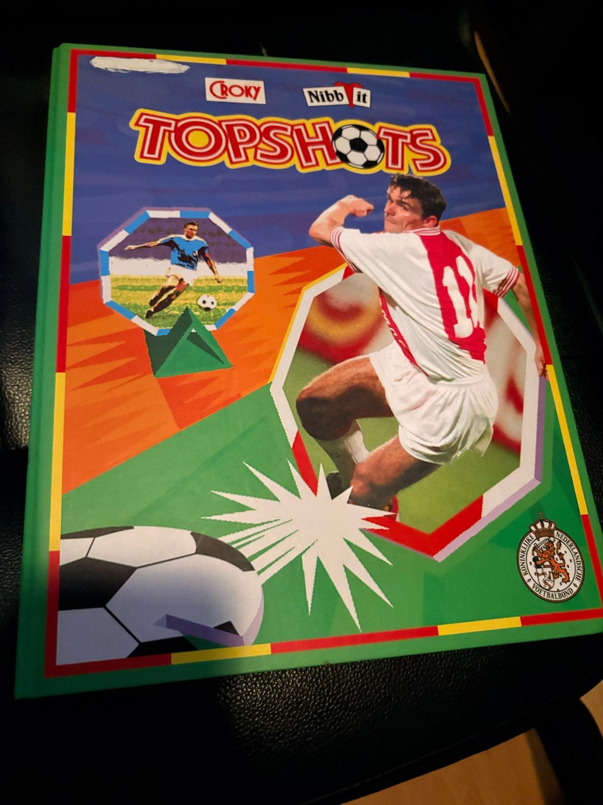 Croky Nibbit Topshots verzamelalbum met fiches, Verzamelen, Ophalen of Verzenden, Gebruikt, Overige binnenlandse clubs, Spelerskaart