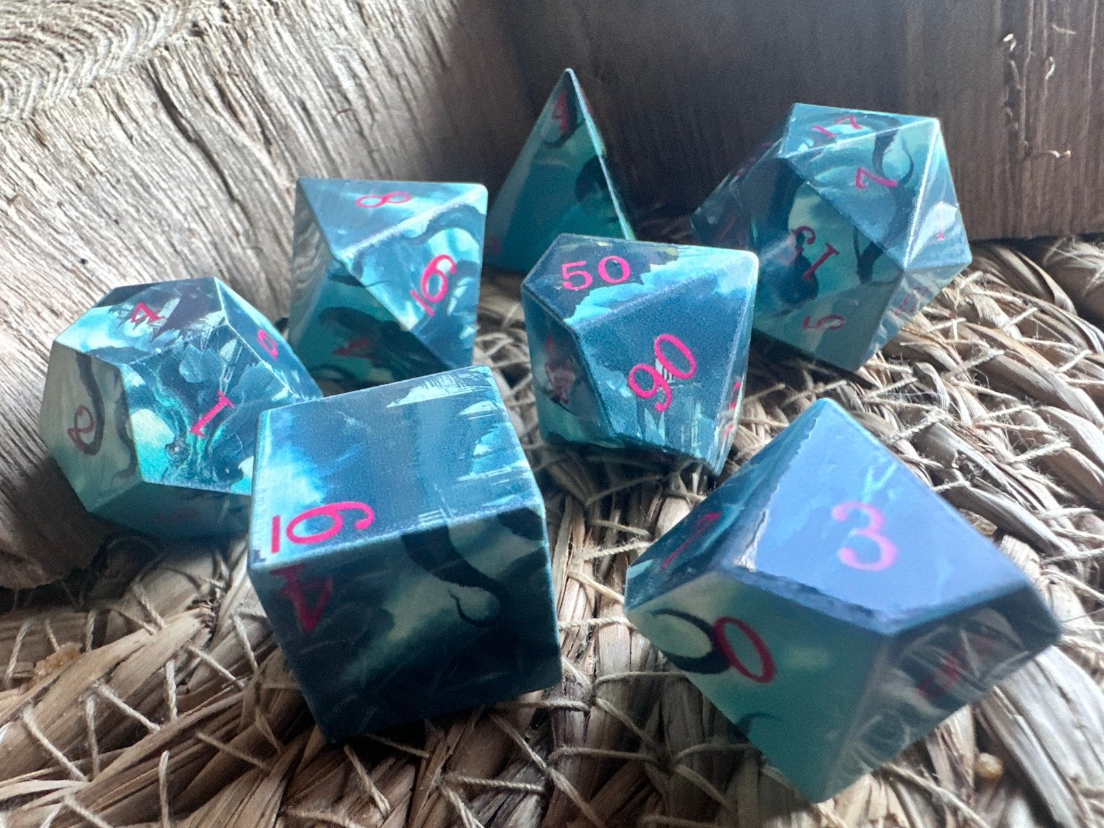 DND dice / Octopus / dobbelstenen / RPG / D&D / Nieuw, Ophalen of Verzenden, Nieuw