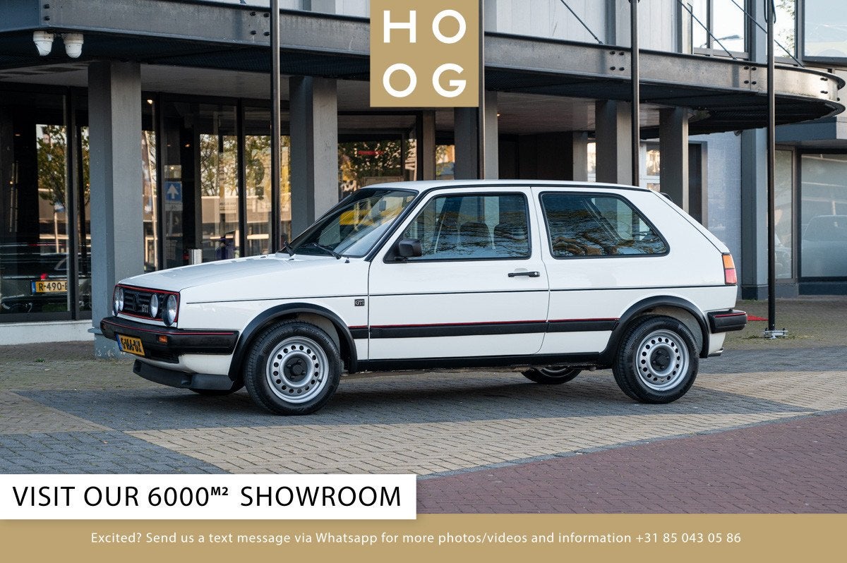 Volkswagen Golf Mk2 GTI (bj 1989), Auto's, Volkswagen, Stof, Gebruikt, 4 cilinders, Wit