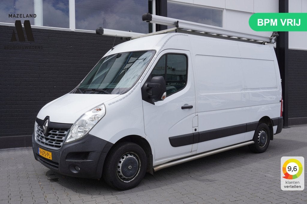 Renault Master 2.3 dCi 130PK L2H2 EURO 6 - Airco - Cruise -, Stof, Gebruikt, 4 cilinders, Renault