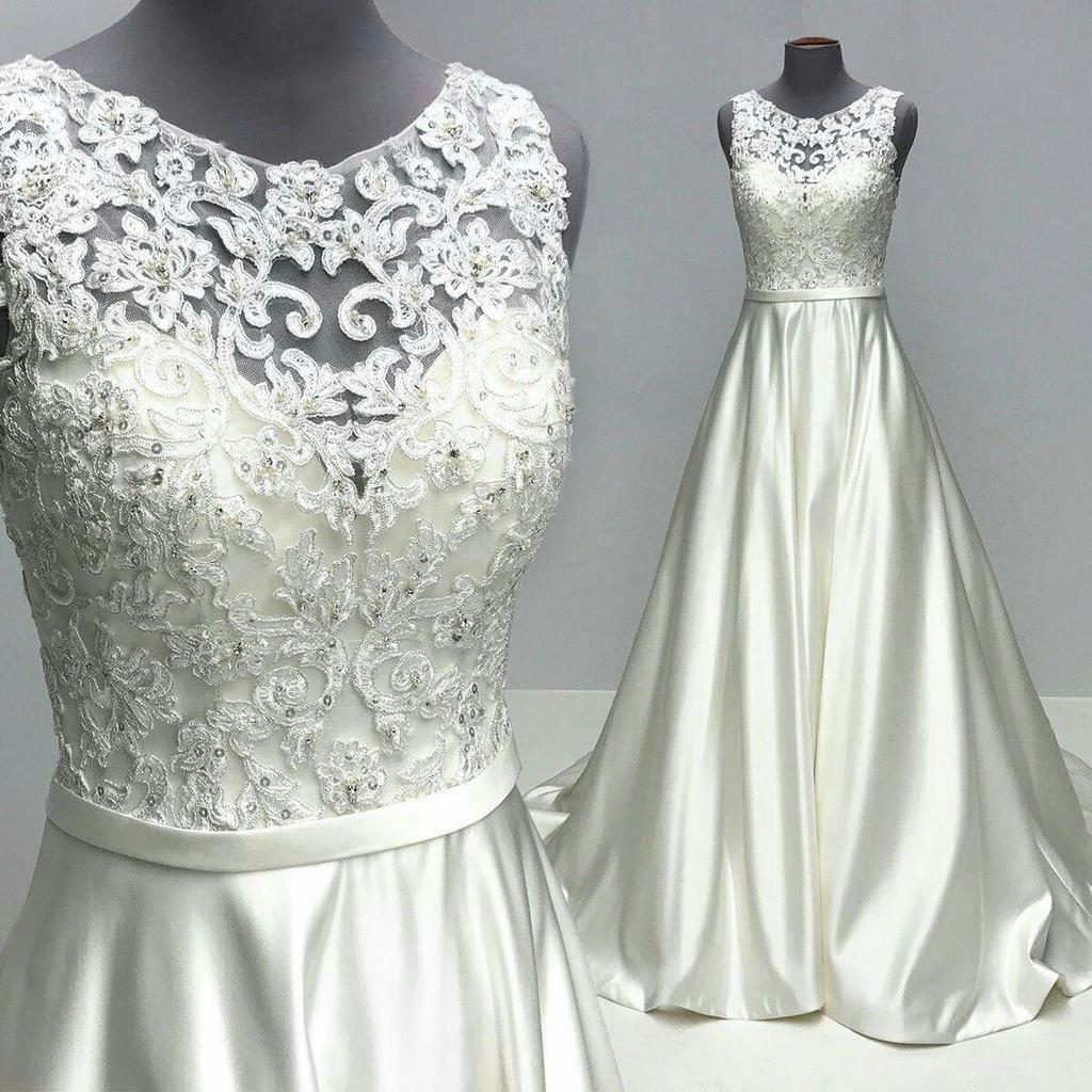 Ivory trouwjurk in UK maat 18 met onderrok en haakje, Kleding | Dames, Trouwkleding en Trouwaccessoires, Ophalen of Verzenden