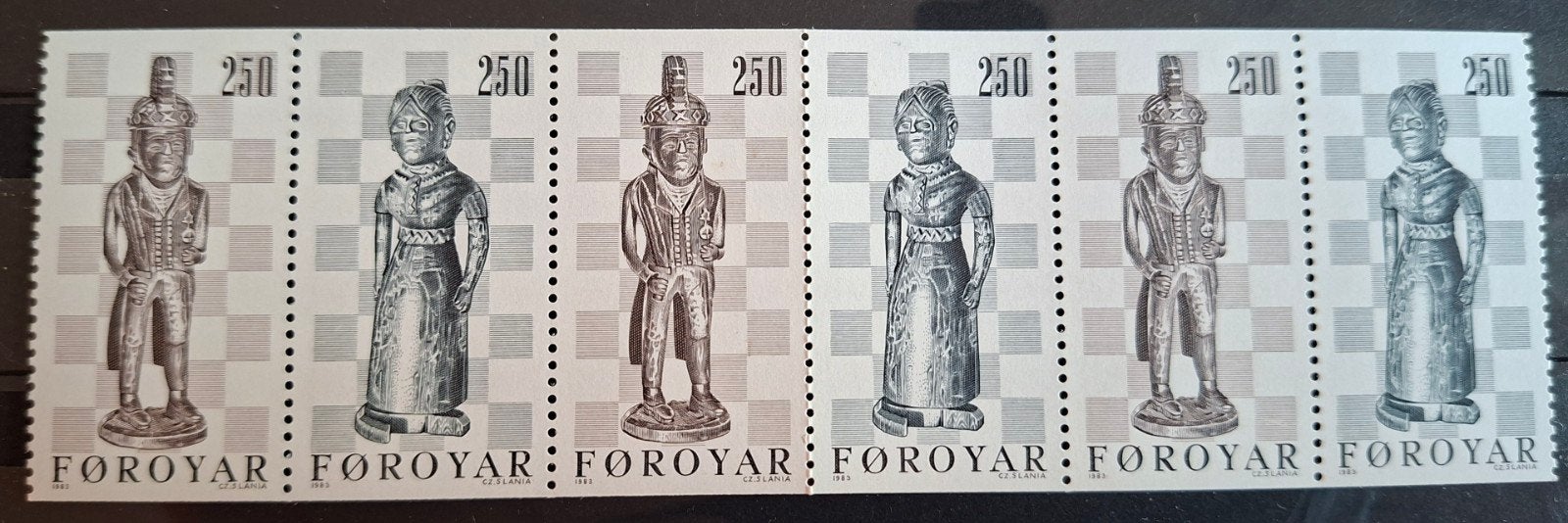 Strookje Schaken Far Öer, Verzenden