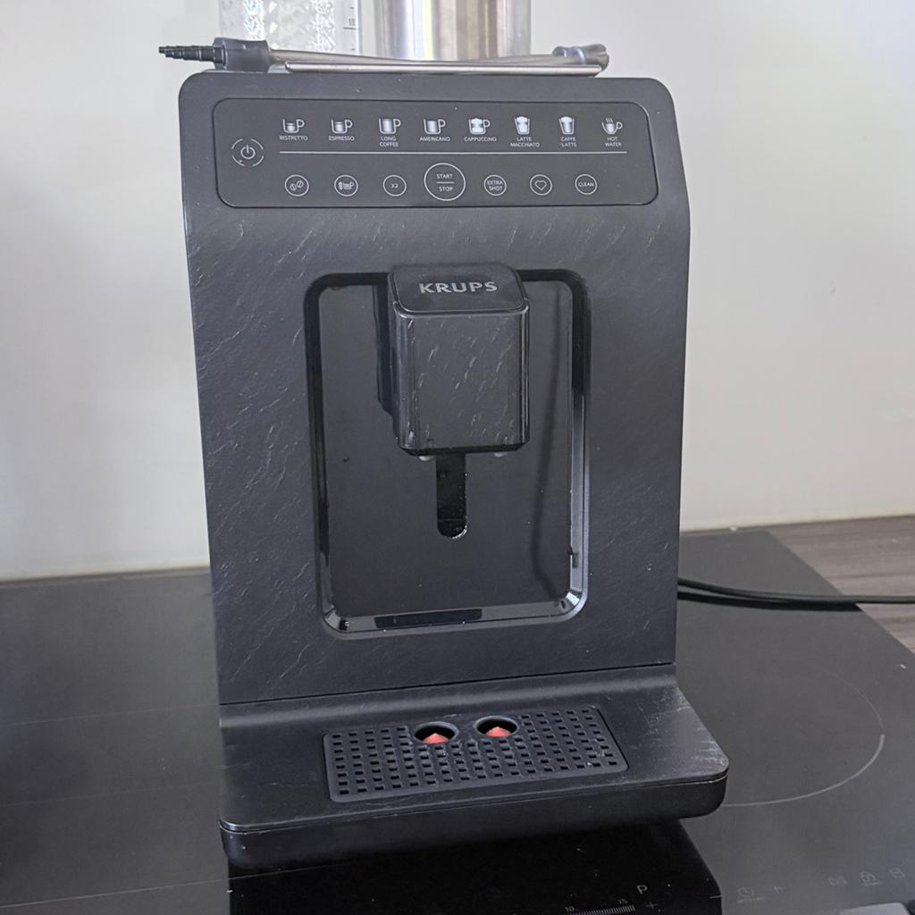 Krups Eco - volautomatische koffiemachine, Afneembaar waterreservoir, Koffiemachine, Zo goed als nieuw, Koffiebonen